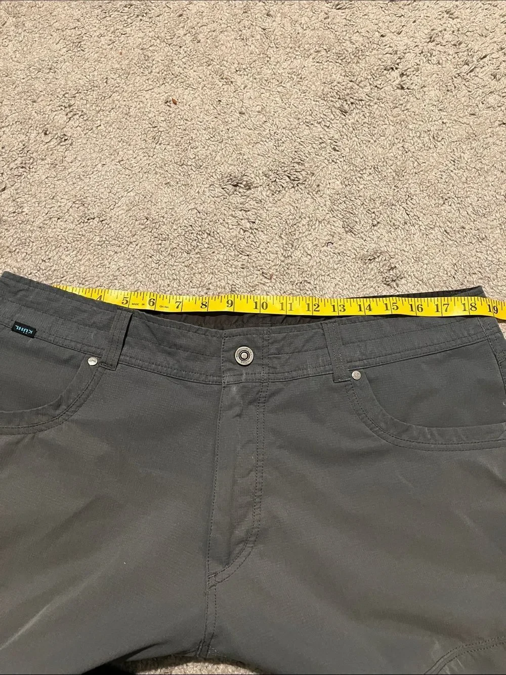 Kuhl gray pockets
